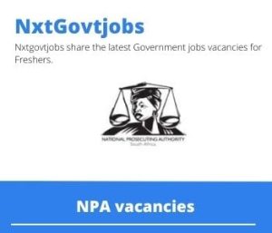 NPA General worker vacancies in Nelspruit 2022 Apply now @npa.gov.za