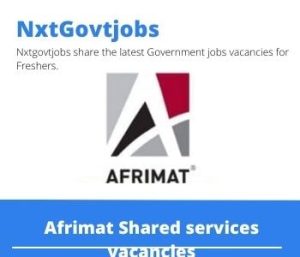 Afrimat Shared services Mine Overseer Vacancies in Nelspruit 2022