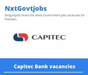 Capitec Bank Bank Better Champion Vacancies in Witbank 2022
