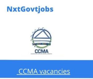 CCMA Assistant Manager Vacancies in Nelspruit 2023