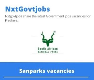 Sanparks Driver Vacancies in Phola 2023