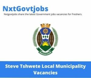 Steve Tshwete Municipality Assistant Director Vacancies in Middelburg 2023