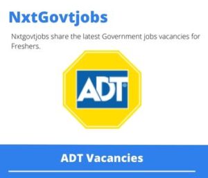 ADT Small Commercial Sales Consultant Vacancies in Mbombela 2023