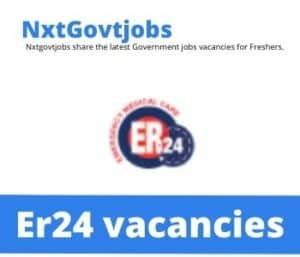 Er24 Ambulance Emergency Assistant Vacancies in Middelburg – Deadline 31 Jan 2024 Fresh Released