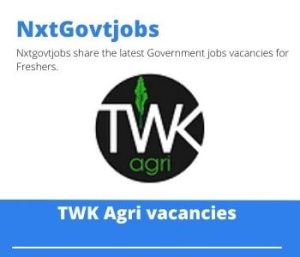 TWK Agri Driver Vacancies in Middelburg- Deadline 18 May 2023