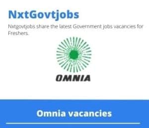Omnia General Fitter Vacancies in Middelburg – Deadline 08 Jul 2023