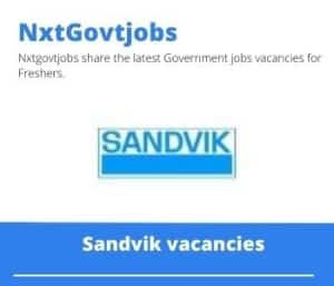Sandvik Assistant Artisan Vacancies in Middelburg- Deadline 19 June 2023