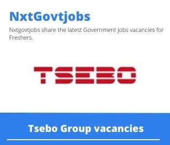 Tsebo Group Industrial Relations Officer Vacancies in Secunda – Deadline 19 May 2023