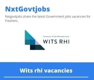 Wits rhi Case Navigator Vacancies in Ehlanzeni – Deadline 06 Oct 2023