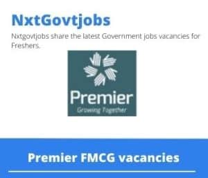 Premier FMCG Sales Representative Vacancies in Middelburg – Deadline 17 Jan 2024