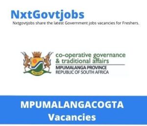 Hr Practioner Recruitment And Selection vacancies in Mpumalanga Department of Cooperative Governance and Traditional Affairs – Deadline 14 Jul 2023