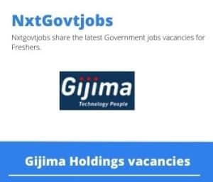 Gijima Holdings Finance Administrator Tracing Vacancies in Piet Retief- Deadline 25 July 2023
