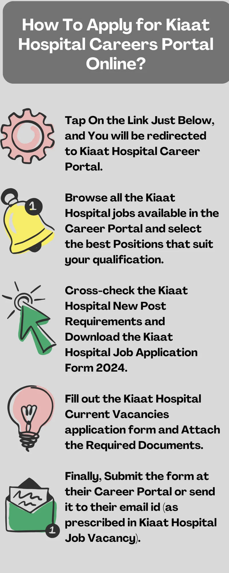 How To Apply for Kiaat Hospital Careers Portal Online?